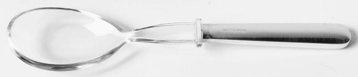 Modigliani (Silverplate) Salad Serving Spoon with Plastic Bowl by Ricci (Argentieri)-1