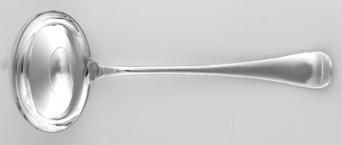 Modigliani (Silverplate) Solid Gravy Ladle by Ricci (Argentieri)-1