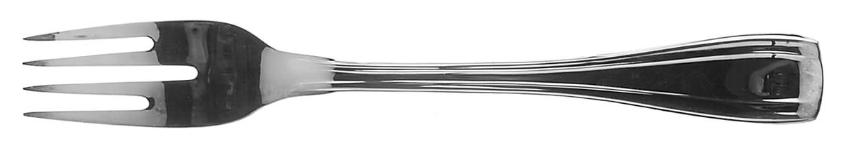Sant 'Elia (Silverplate) Individual Solid Fish Fork by Ricci (Argentieri)-1