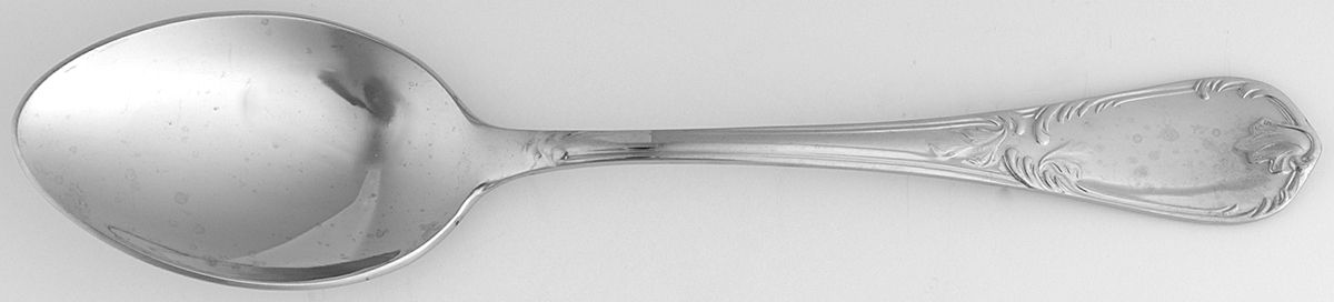 Tiziano (Stainless) Place/Oval Soup Spoon by Ricci (Argentieri)-1
