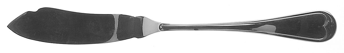 Turin (Silverplate) Individual Solid Fish Knife by Ricci (Argentieri)-1