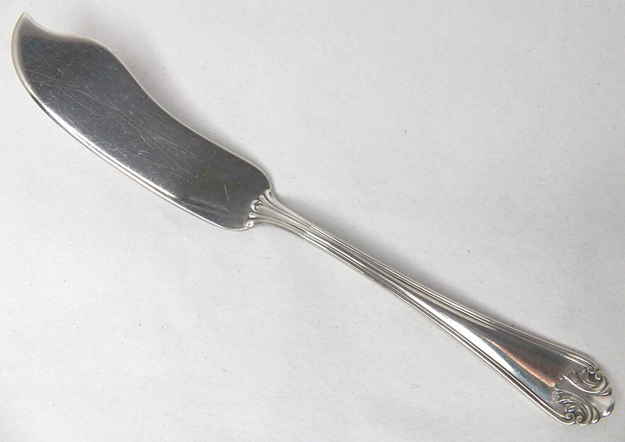 Bridesmaid (Sterling, 1909) Hollow Handle Master Butter Knife by Richard Dimes Co-1