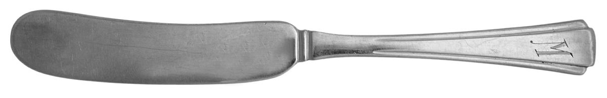 Debutante (Sterling, 1918) Flat Handle Butter Spreader by Richard Dimes Co-1