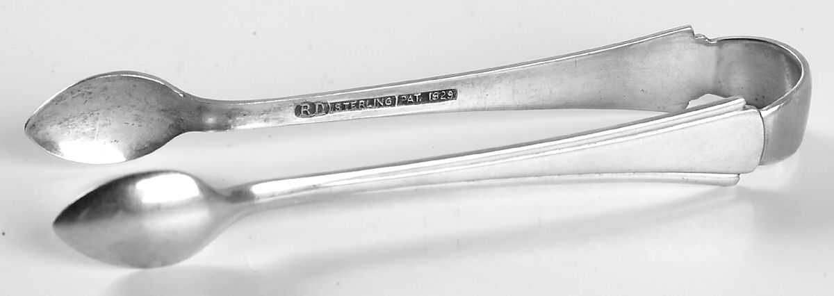 Debutante (Sterling, 1918) Small Sugar Tongs by Richard Dimes Co-1