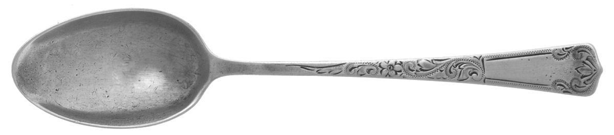Irish Antique-Engraved (Sterling, 1914) Teaspoon by Richard Dimes Co-1