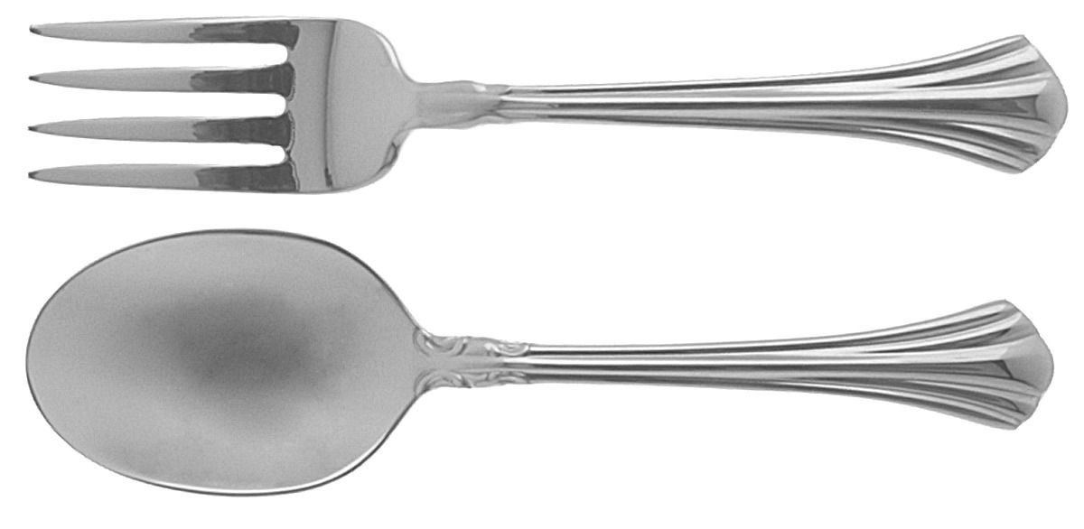 1800 (Stainless) 2 Pc Baby Set (BF, BS) by Reed & Barton-1