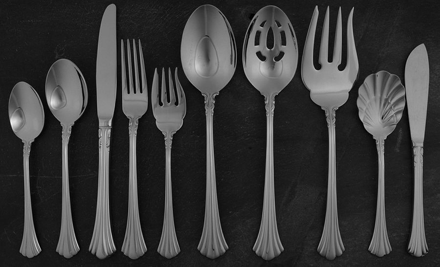 1800 (Stainless) 45 Piece Starter Set by Reed & Barton-1