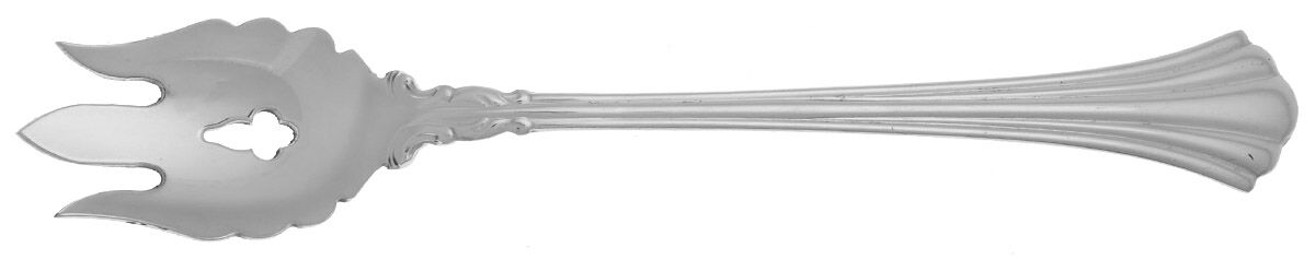 1800 (Stainless) Vegetable Serving Fork Solid  HC by Reed & Barton-1
