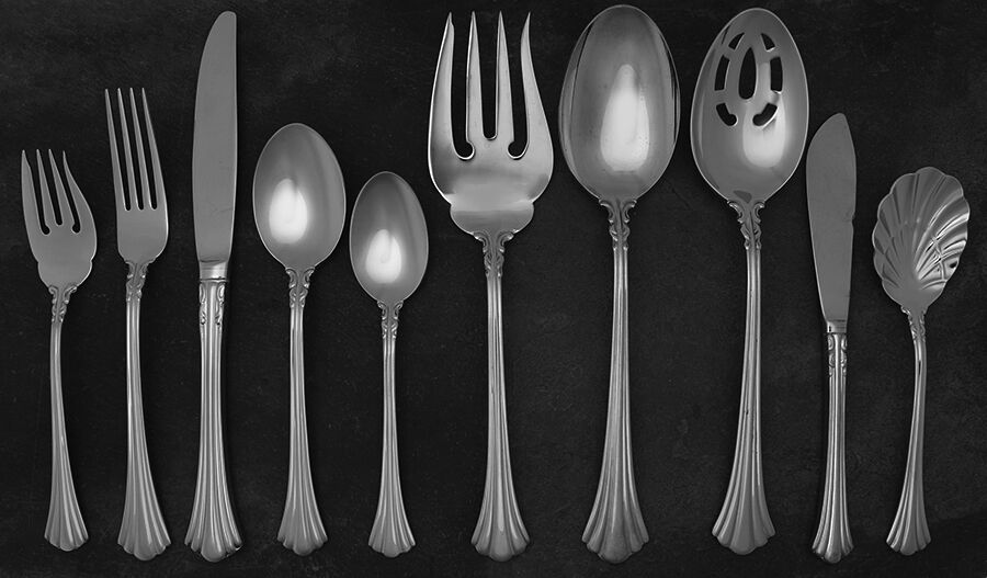 1800 (Stainless) 40 Piece Estate Set by Reed & Barton-1
