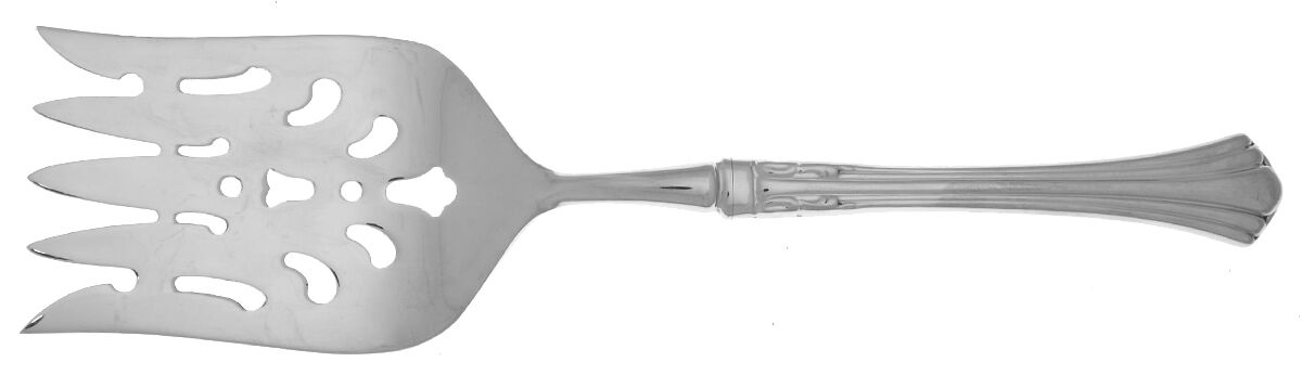 1800 (Stainless) Fish Serving Fork with Stainless Tines HC by Reed & Barton-1
