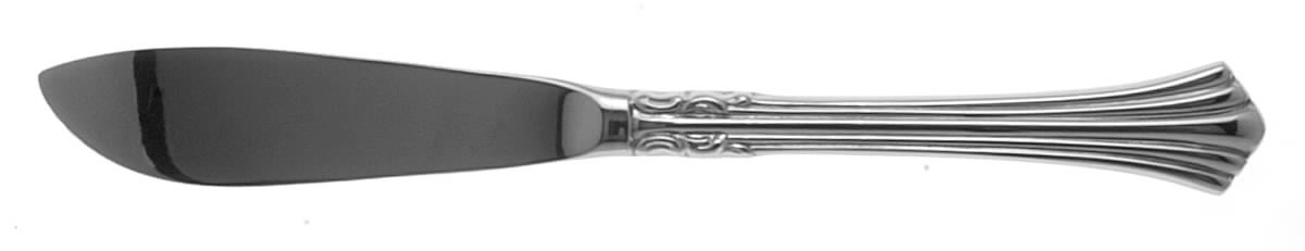 1800 (Stainless) Hollow Handle Master Butter Knife by Reed & Barton-1