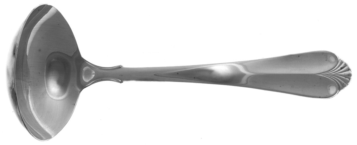 Affinity (Silverplate, 1988) Solid Gravy Ladle by Reed & Barton-1