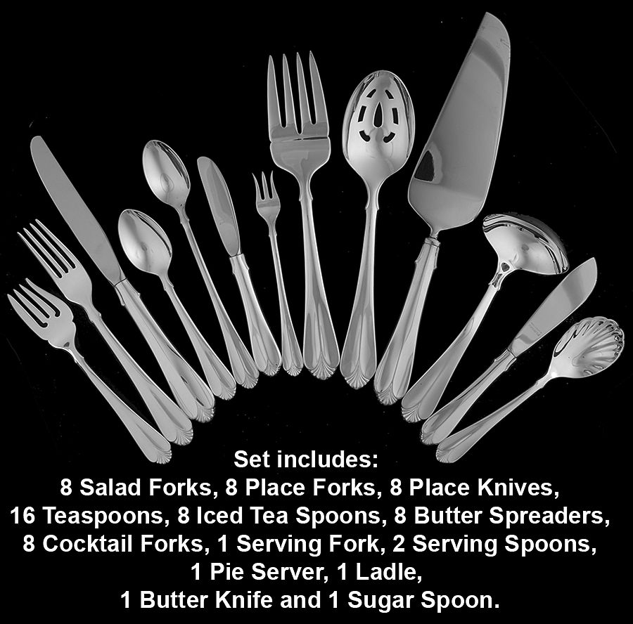 Affinity (Silverplate, 1988) 71 Piece Set by Reed & Barton-1