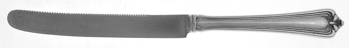 Alden (Silverplate, 1905) Orange Knife with Silverplate Blade by Reed & Barton-1