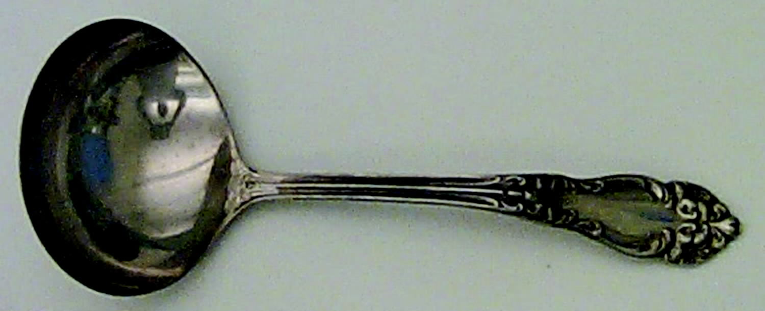 Amaryllis (Sterling, 1901) Solid Gravy Ladle by Reed & Barton-1