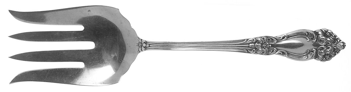 Amaryllis (Sterling, 1901) Solid Salad Serving Fork by Reed & Barton-1