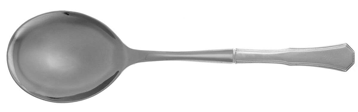 American Federal (Sterling, 1982) Casserole Spoon with Smooth Stainless Bowl HC by Reed & Barton-1
