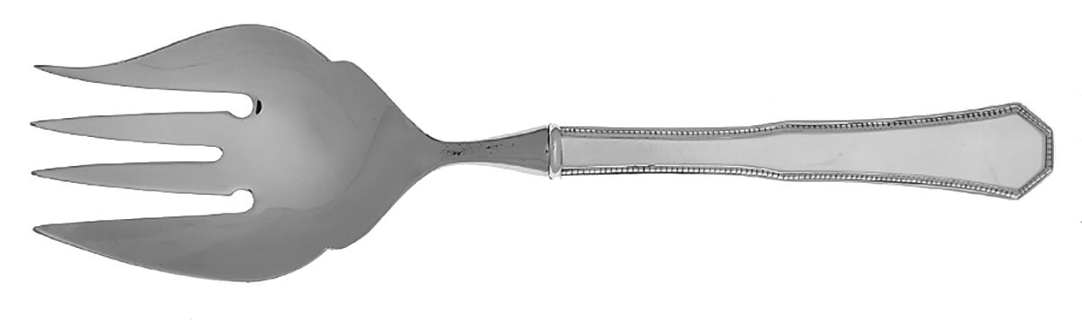 American Federal (Sterling, 1982) Serving Fork with Stainless Tines by Reed & Barton-1