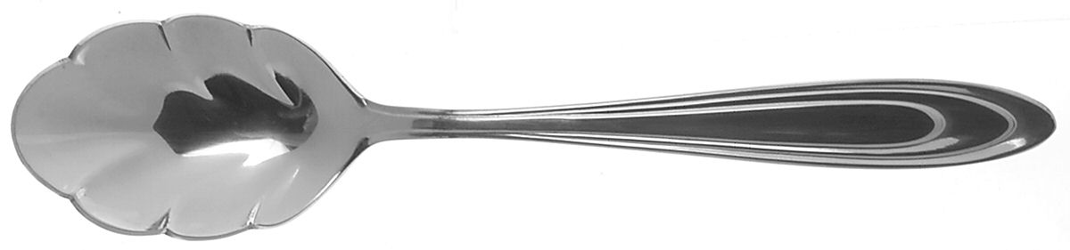Anse Royale (Stainless) Sugar Shell Spoon by Reed & Barton-1