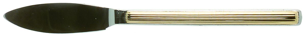 Apollo Gold (Stainless-Gold Accent) Hollow Handle Master Butter Knife by Reed & Barton-1