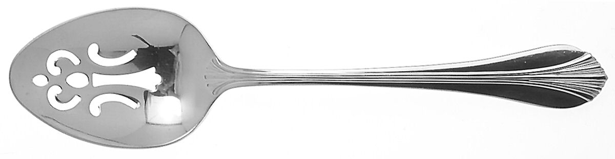 Ariel (Stainless) Pierced Tablespoon (Serving Spoon) by Reed & Barton-1