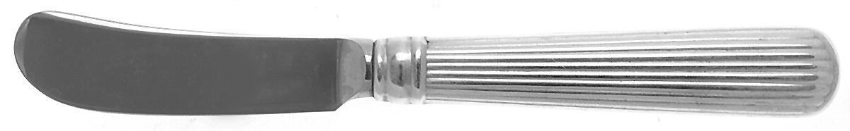 Ashmont (Sterling, 1990) Butter Spreader Hollow Hdl-Paddle/Stainless Blade by Reed & Barton-1