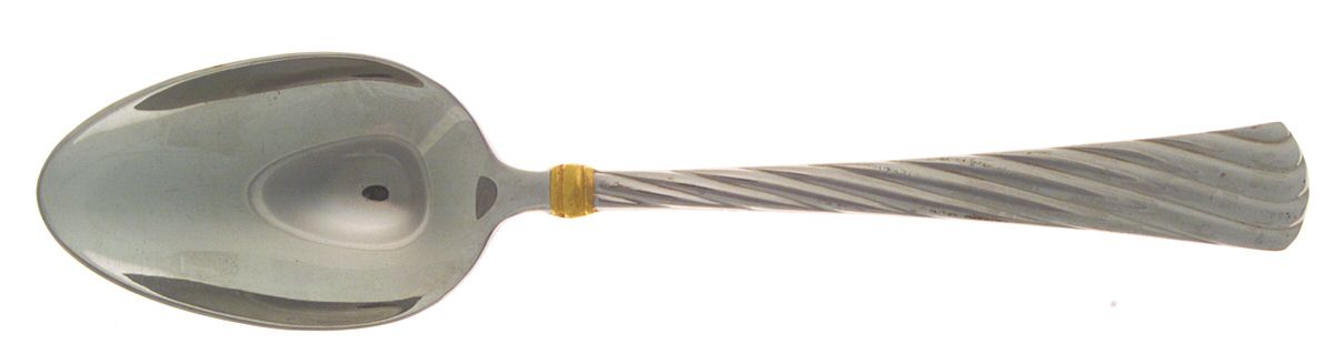 Atlantis Gold (Stainless) Tablespoon (Serving Spoon) by Reed & Barton-1