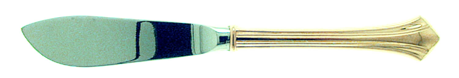 Autumn Gold (Gold Electroplate) Hollow Handle Master Butter Knife by Reed & Barton-1