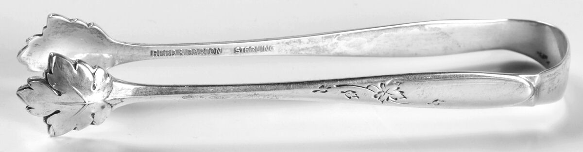 Autumn Leaves (Sterling, 1957) Sugar Tongs by Reed & Barton-1