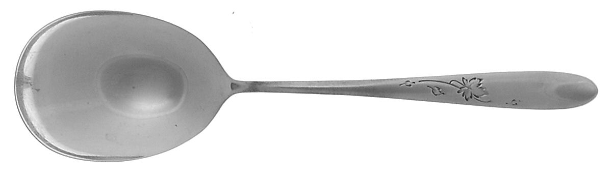 Autumn Leaves (Sterling, 1957) Solid Salad Serving Spoon by Reed & Barton-1
