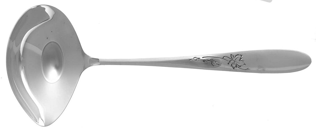 Autumn Leaves (Sterling, 1957) Solid Gravy Ladle by Reed & Barton-1