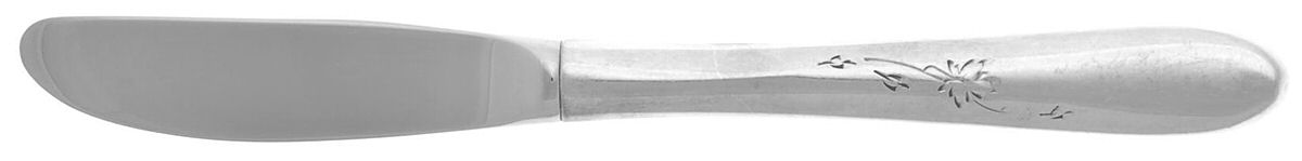 Autumn Leaves (Sterling, 1957) Modern Hollow Butter Spreader (Stainless) by Reed & Barton-1