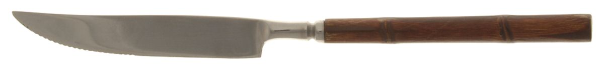 Bamboo (Stainless) Individual Steak Knife Hollow Handle by Reed & Barton-1