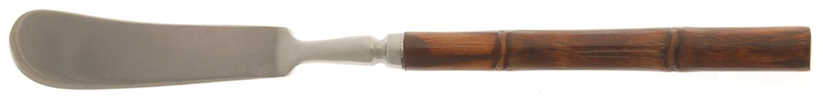 Bamboo (Stainless) Flat Handle Master Butter Knife by Reed & Barton-1