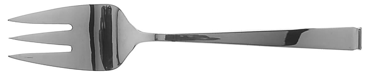 Barclay (Stainless, 1982) Medium Solid Cold Meat Serving Fork by Reed & Barton-1