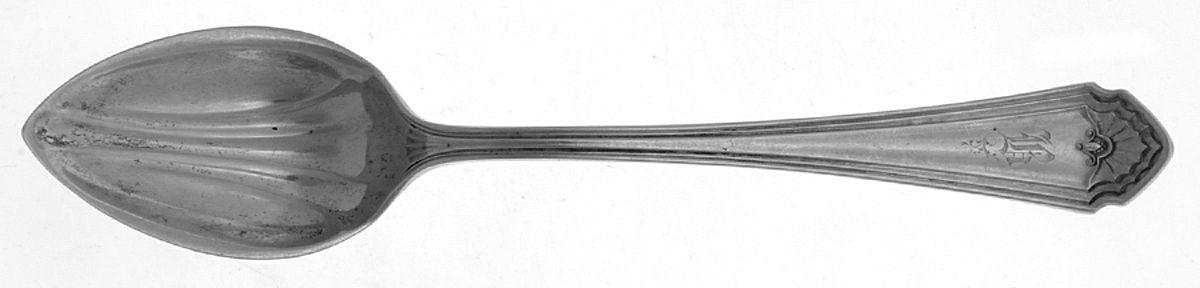 Betty Alden (Sterling, 1921) Fruit/Orange Spoon W/Monogram by Reed & Barton-1