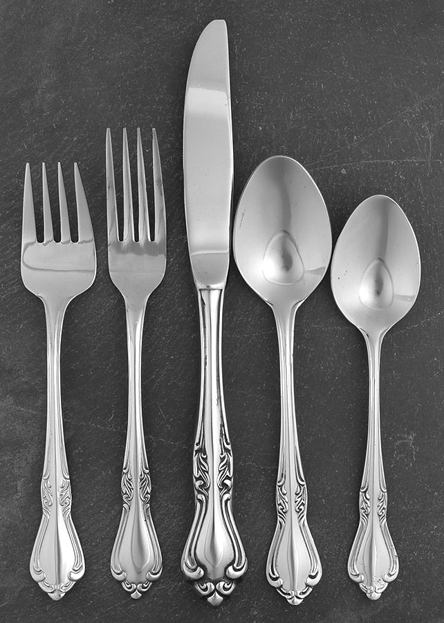 Belle Grove (Stainless) 5 Piece Place Setting by Reed & Barton-1