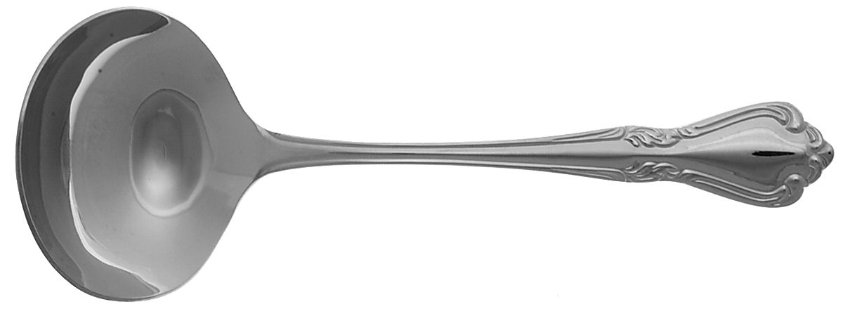 Belle Grove (Stainless) Solid Gravy Ladle by Reed & Barton-1