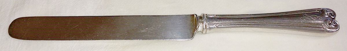 Belmont (Silverplate) Blunt Hollow Knife by Reed & Barton-1