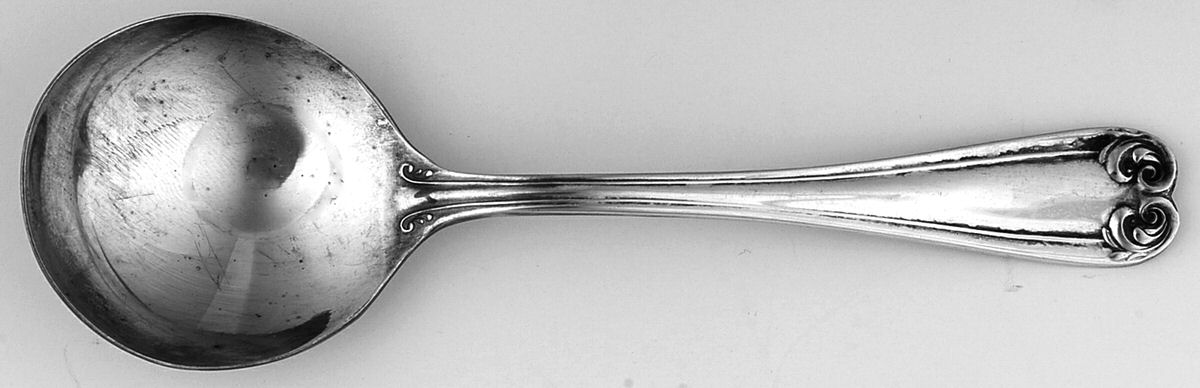 Belmont (Silverplate) Round Bowl Soup Spoon (Cream Soup) by Reed & Barton-1