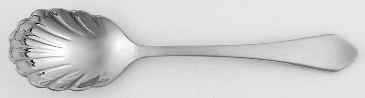 BEAU VALLON (STAINLESS) Sugar Shell Spoon by Reed & Barton-1