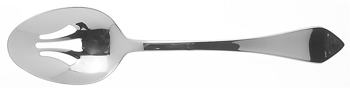 BEAU VALLON (STAINLESS) Pierced Tablespoon (Serving Spoon) by Reed & Barton-1