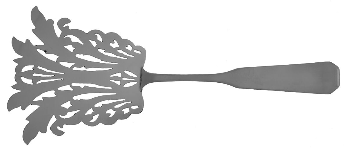 Bicentennial (Stainless) Asparagus Serving Fork Solid Stainless HC by Reed & Barton-1