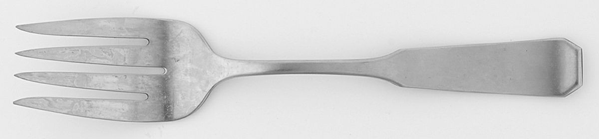 Bicentennial (Stainless) Medium Solid Cold Meat Serving Fork by Reed & Barton-1