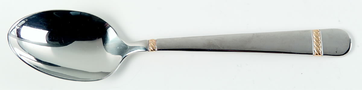 Brighton Gold (Stainless) Place/Oval Soup Spoon by Reed & Barton-1