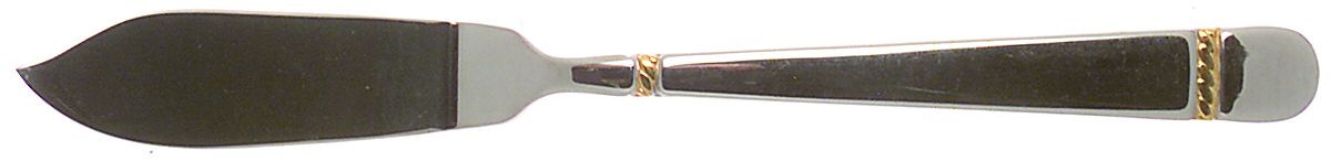 Brighton Gold (Stainless) Flat Handle Master Butter Knife by Reed & Barton-1