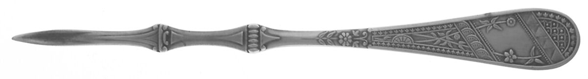 Brilliant (Silverplate, 1869) Solid Nut Pick by Reed & Barton-1