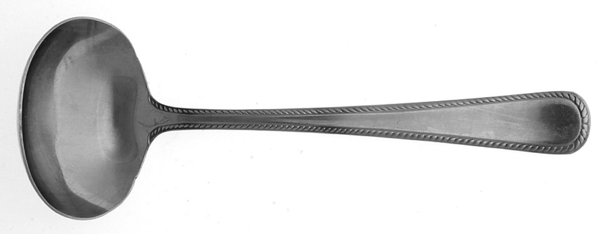 Brigadoon (Stainless) Solid Gravy Ladle by Reed & Barton-1