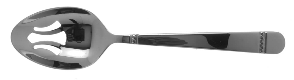 Brighton (Stainless) Pierced Tablespoon (Serving Spoon) by Reed & Barton-1