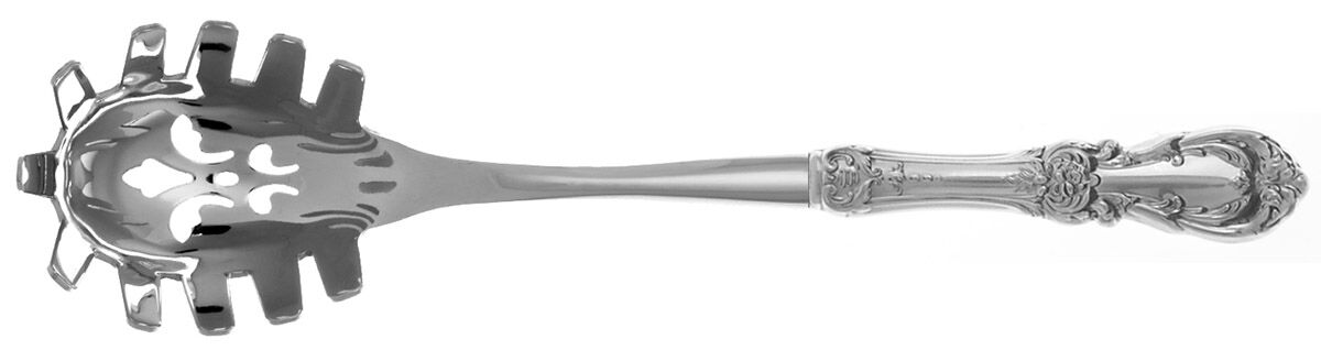 Burgundy (Sterling, 1949, No Monograms) Pasta Server with Stainless Bowl HC by Reed & Barton-1